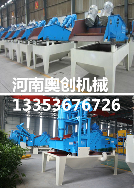 奧創細砂回收機展示